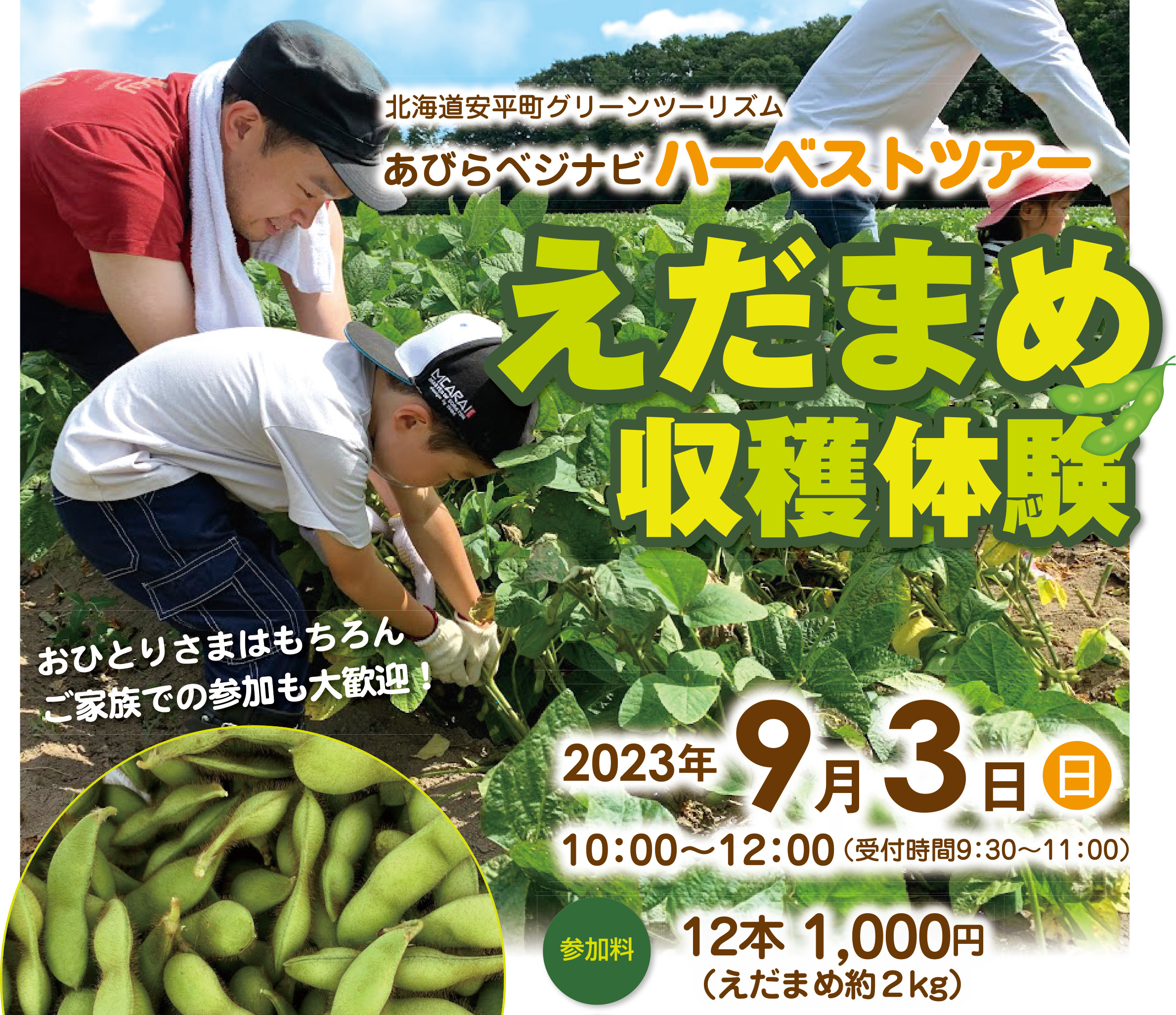 9月3日(日)開催！あびらベジ…
