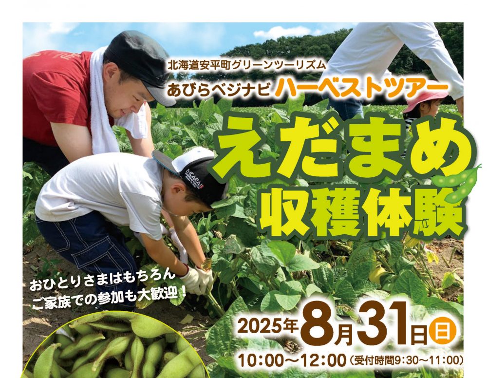 8月31日(日)開催！　あびら…